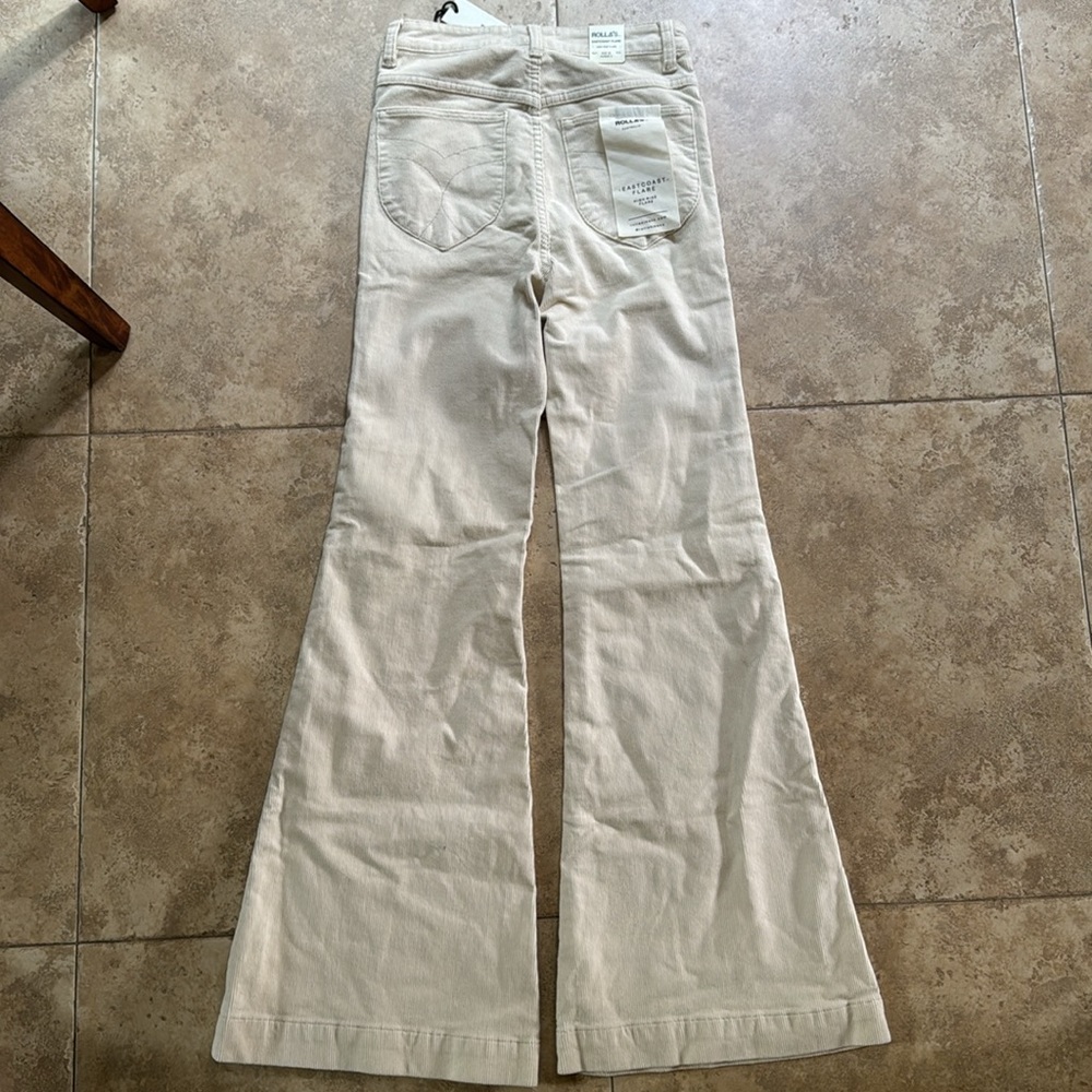 ROLLA'S Cream Boot Cut Pants - Picture 4 of 8
